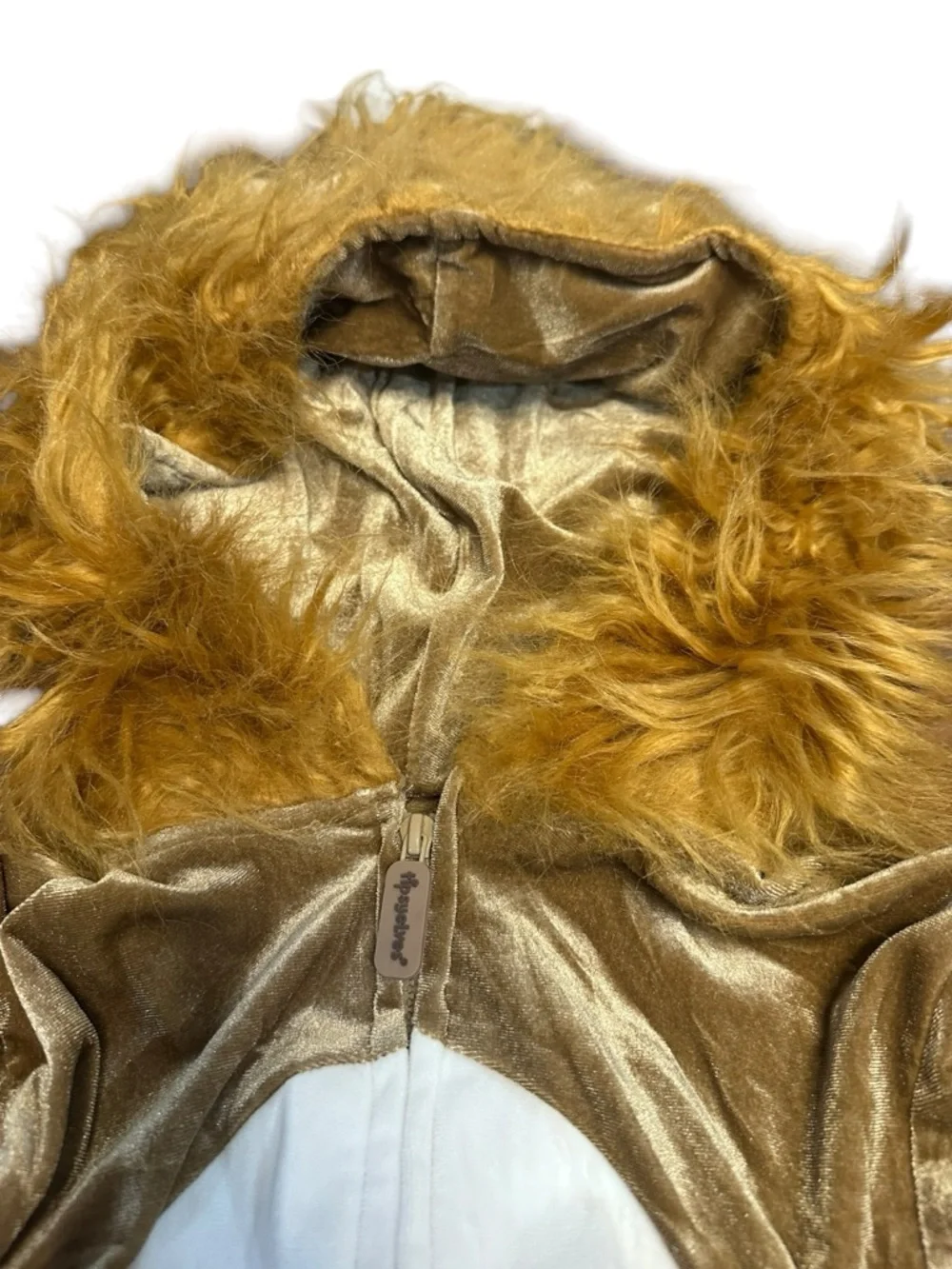 Tipsy Elves Lion Costume Kids‎ Medium Plush Zip Up Halloween Cosplay NWT